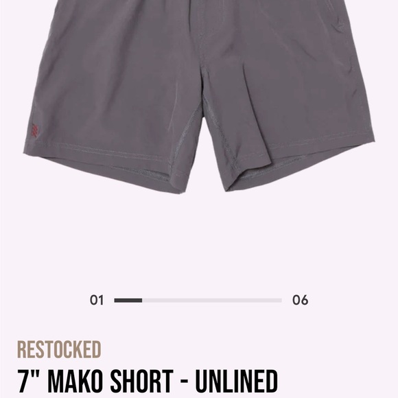 Rhône Men’s Athletic shorts size medium great condition - Picture 2 of 5